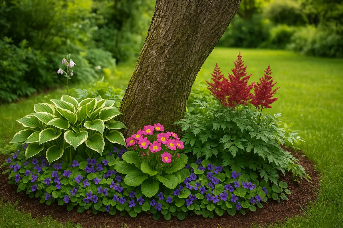 Cosa piantare ai piedi degli alberi? Idee sorprendenti per sfruttare anche la zona d’ombra