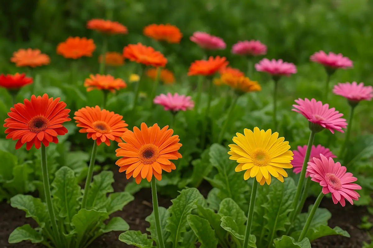 Gerbere in giardino: Tecniche per conservarle sane e colorate anche fuori dal vaso