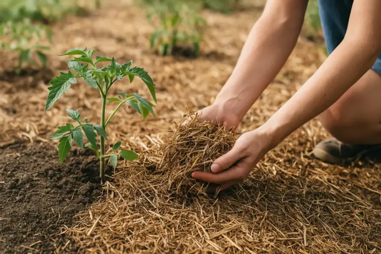 Come mantenere la terra umida più a lungo in estate? Il trucco della copertura vegetale