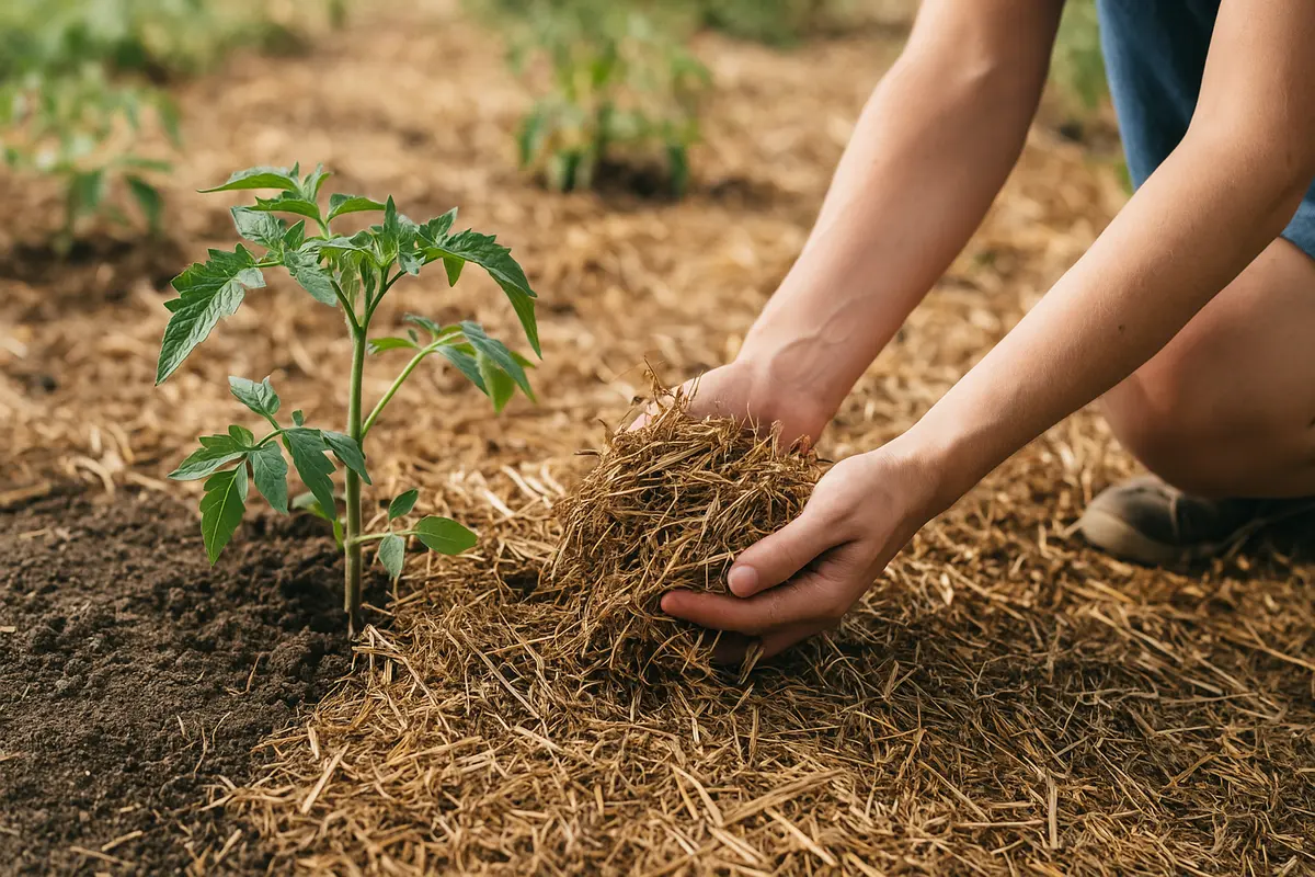 Come mantenere la terra umida più a lungo in estate? Il trucco della copertura vegetale