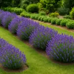 Filari di lavanda per delimitare aiuole: Soluzione profumata che tiene lontani molti insetti