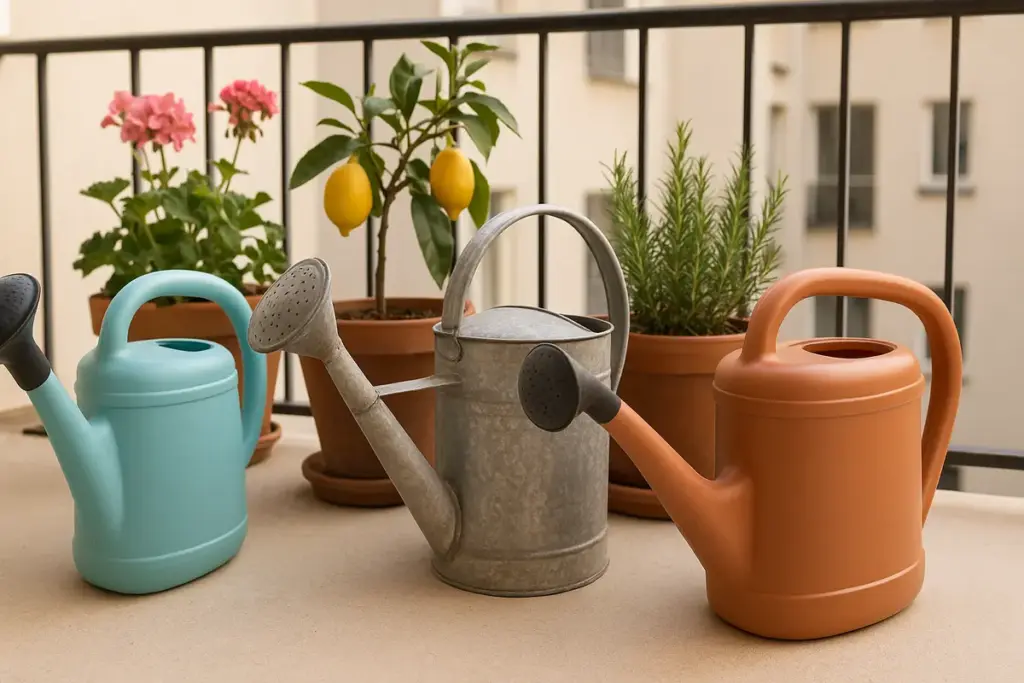 Quali annaffiatoi sono ideali per balcone e terrazzo? Addio sprechi e schizzi fastidiosi