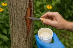 Come agire se la corteccia delle piante da giardino si spacca? Interventi tempestivi che limitano i danni