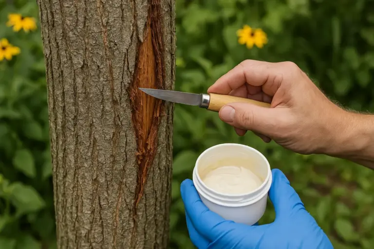 Come agire se la corteccia delle piante da giardino si spacca? Interventi tempestivi che limitano i danni