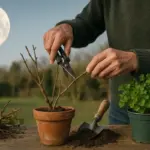 Da oggi la luna è calante: perché i vecchi giardinieri potavano e travasavano solo adesso