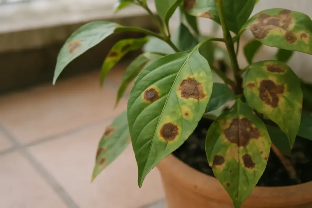 Macchie marroni sulle foglie: ecco da cosa dipende
