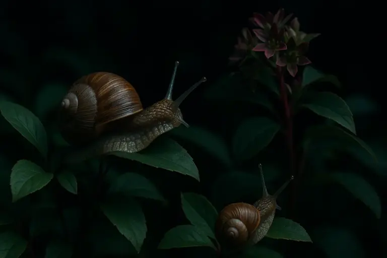 Lumache sulle piante ornamentali di notte: come sfruttare il loro ritmo contro di loro