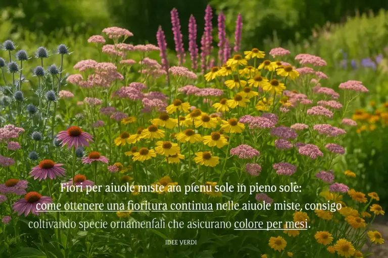 Fiori perenni per aiuole miste in pieno sole: quelli che colmano i vuoti stagionali