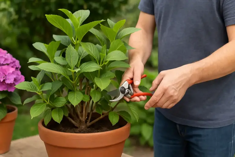 Ortensie in vaso che non fioriscono: il passaggio che quasi nessuno esegue