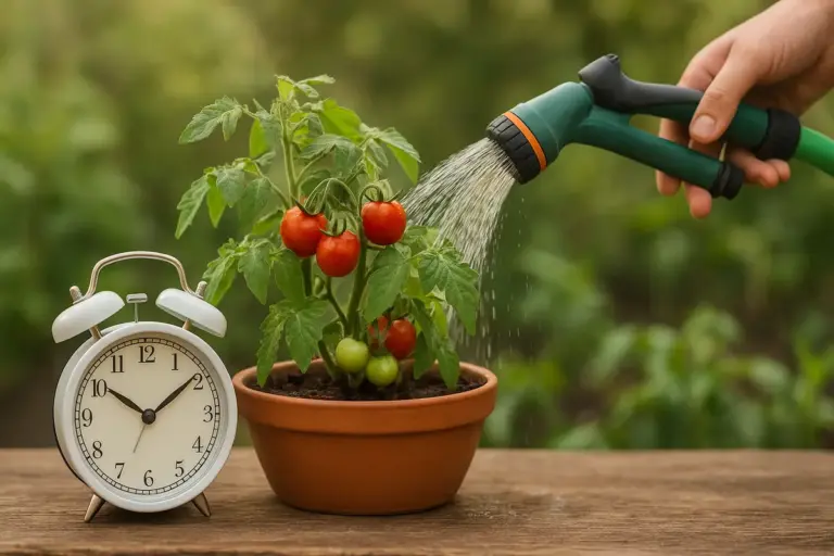 Orario di irrigazione per orto in vaso: il dettaglio che cambia il raccolto