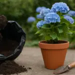 Terriccio per ortensie in vaso all’esterno: l’ingrediente che cambia tutto