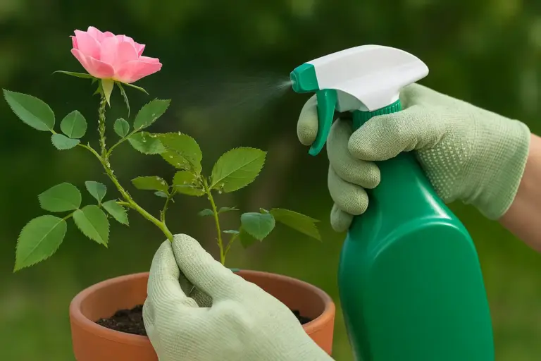 Afidi sulle rose in vaso: come intervenire con un trattamento green mirato