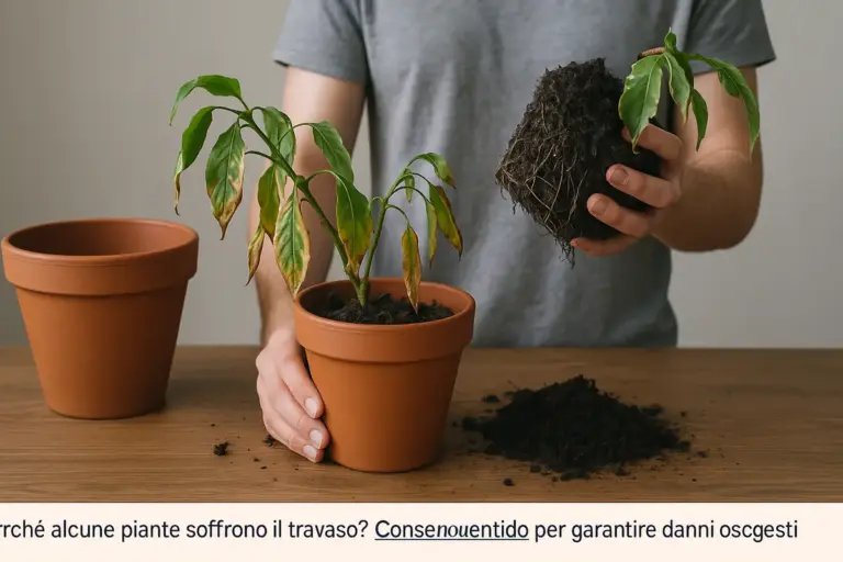 Quando è il momento giusto per travasare una pianta in sofferenza?