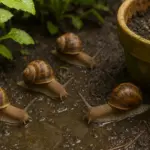 Lumache in giardino dopo la pioggia: il momento critico da presidiare