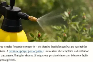 Ugelli per irroratore da giardino: il dettaglio che cambia la riuscita del trattamento