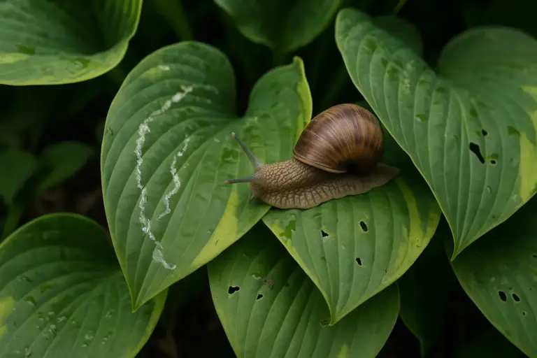 Bava di lumaca sulle foglie ornamentali: come riconoscerla e reagire subito