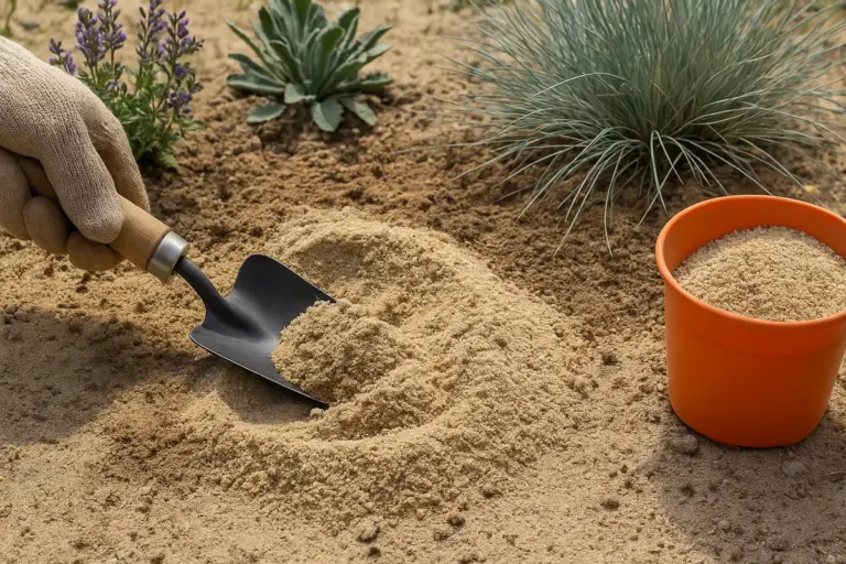Terreno sabbioso per piante da siccità: come prepararlo prima della messa a dimora