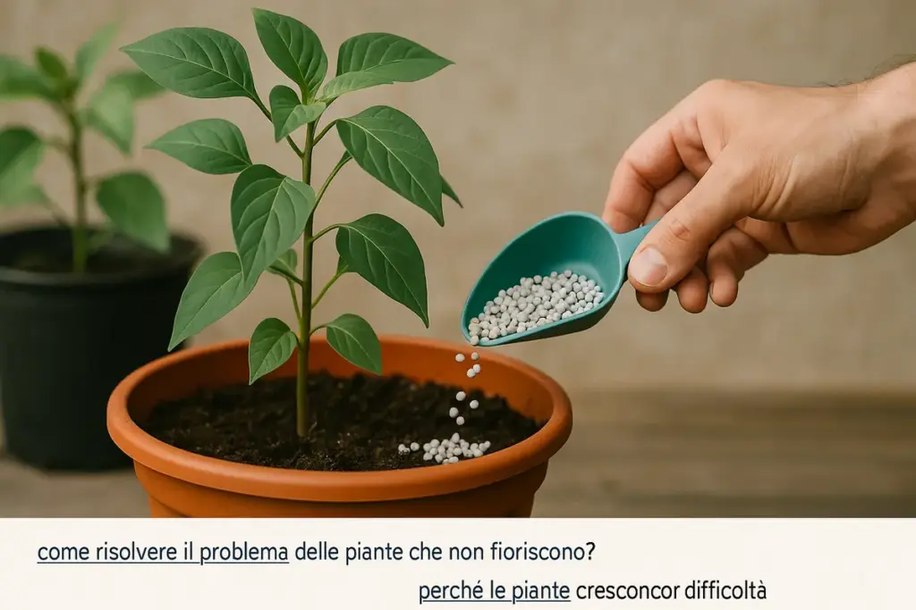 Concimazione regolare ma niente fiori: il fattore che stai sottovalutando