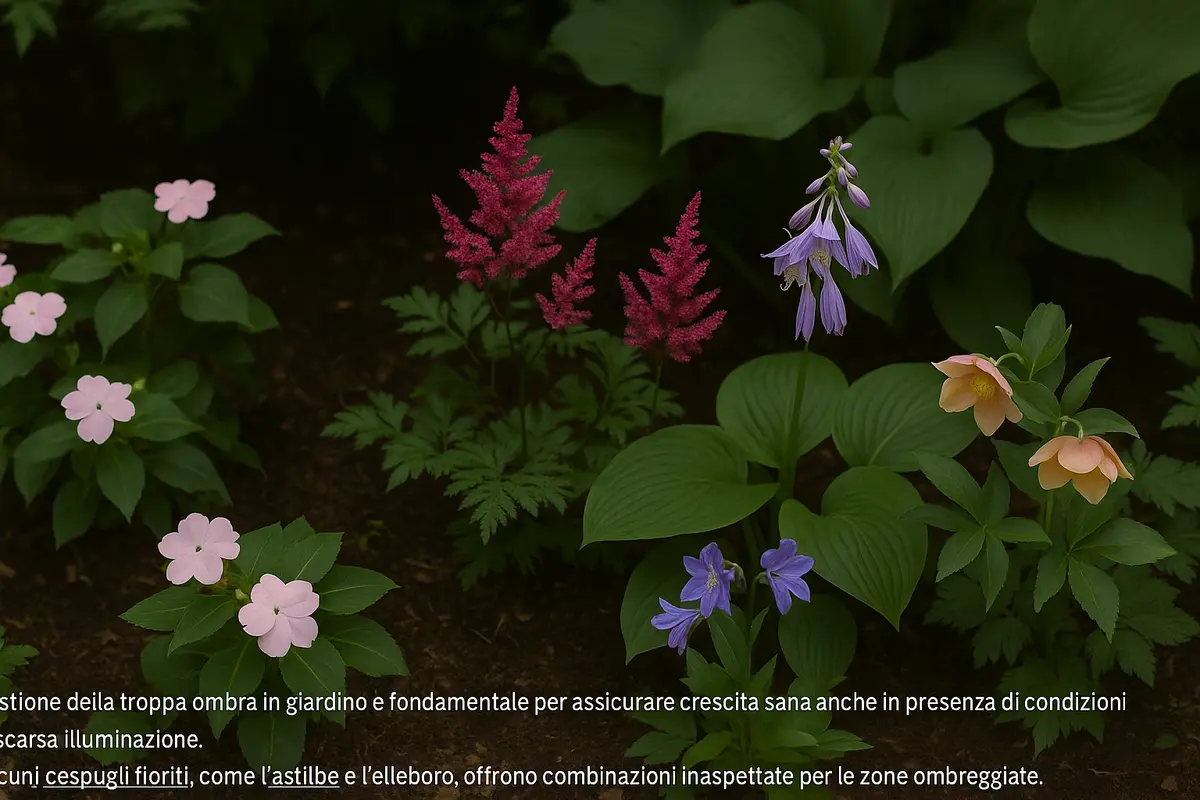 Fiori che crescono all’ombra in piena terra: gli abbinamenti che sorprendono davvero