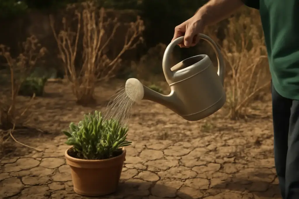 Siccità nel giardino: come salvare le piante con meno acqua possibile