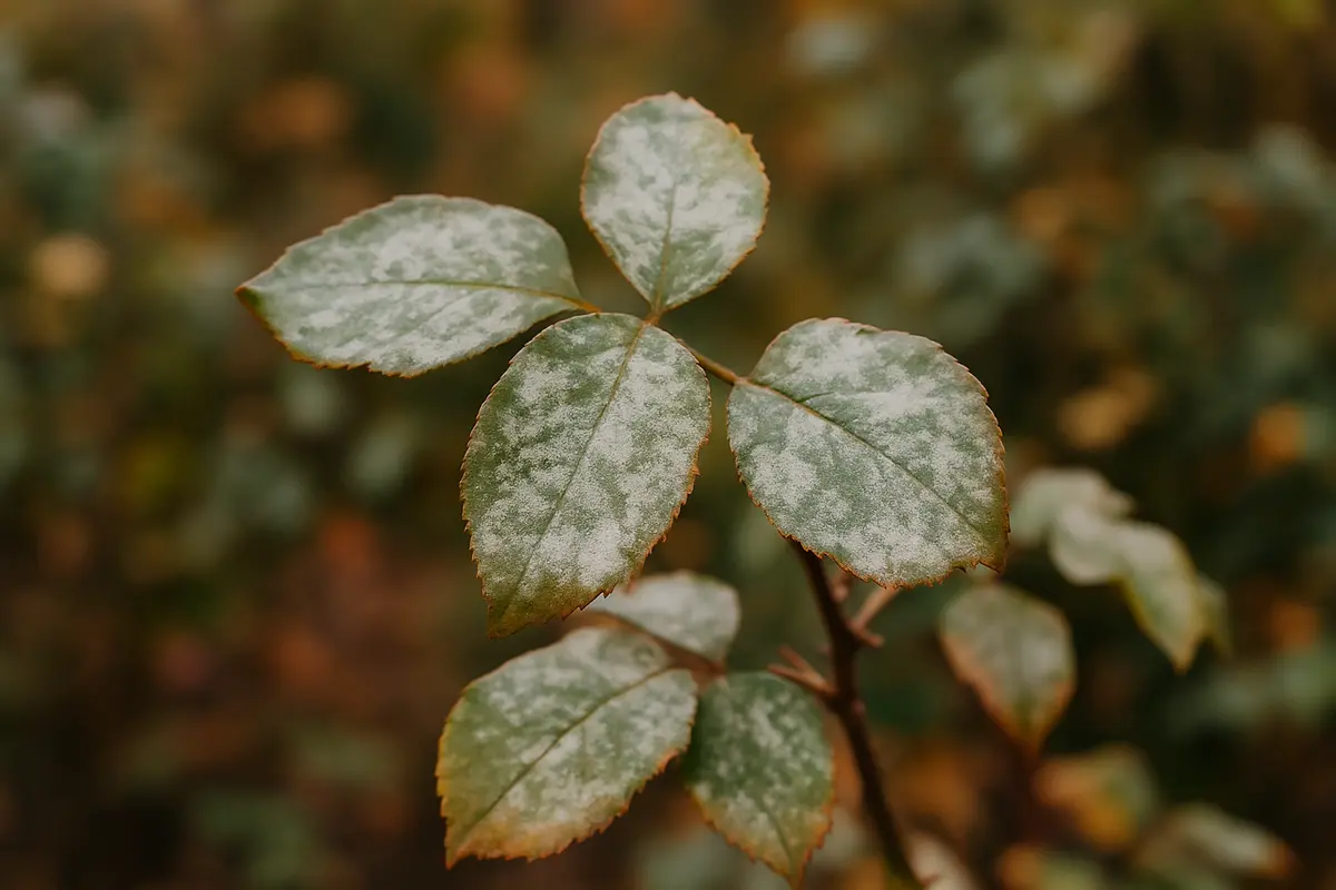 La macchia bianca sulle foglie in autunno non scompare da sola: ecco come intervenire