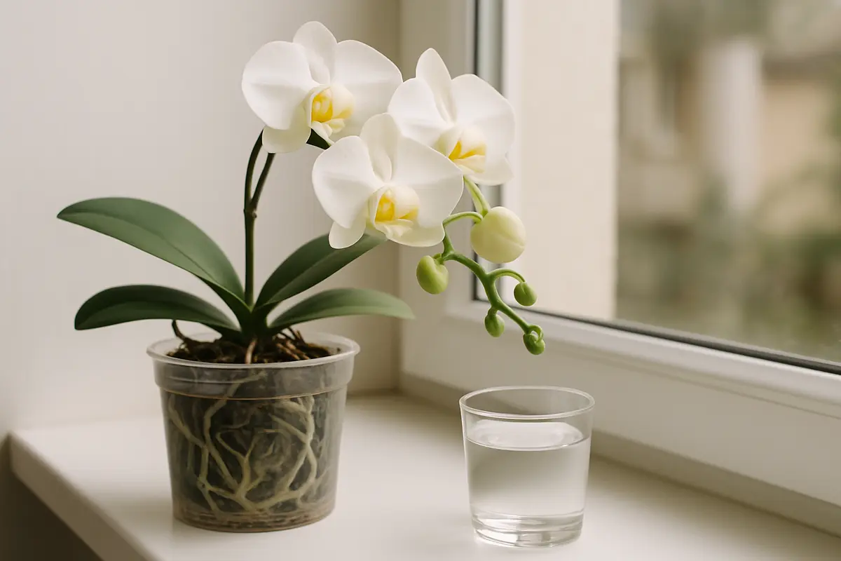 Innaffiare l’orchidea: ecco da cosa dipende davvero la frequenza