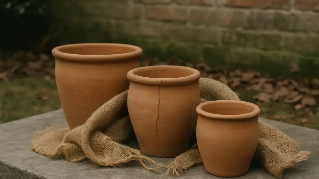 Vasi in terracotta e gelo: ecco come evitare che si crepino