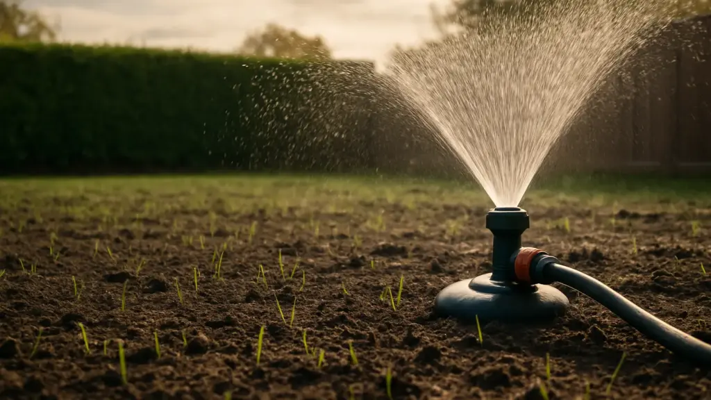 Prato nuovo a settembre: ecco da cosa dipende quanta acqua dargli