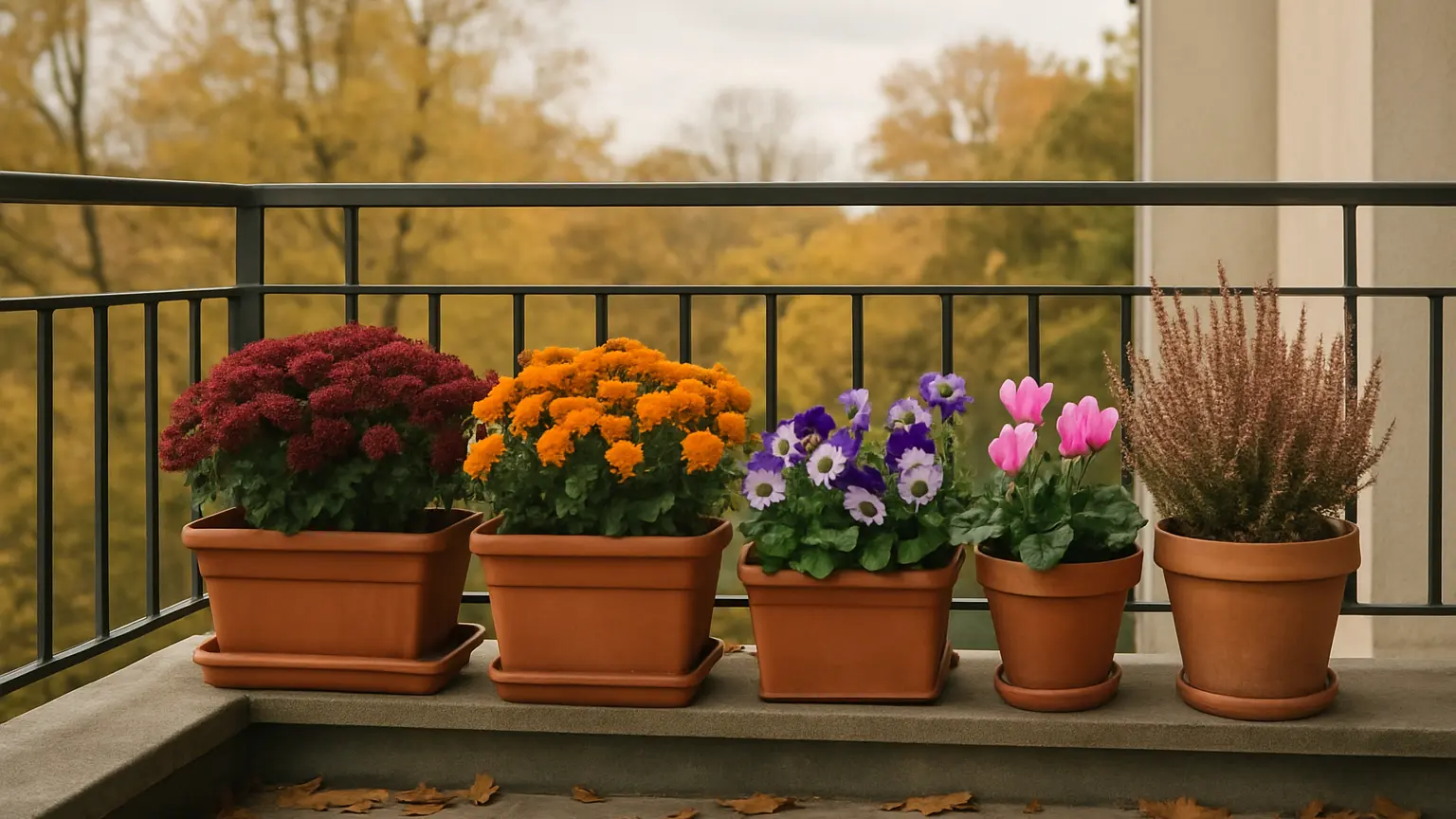 Il balcone perde colore a ottobre: ecco quali piante reggono davvero