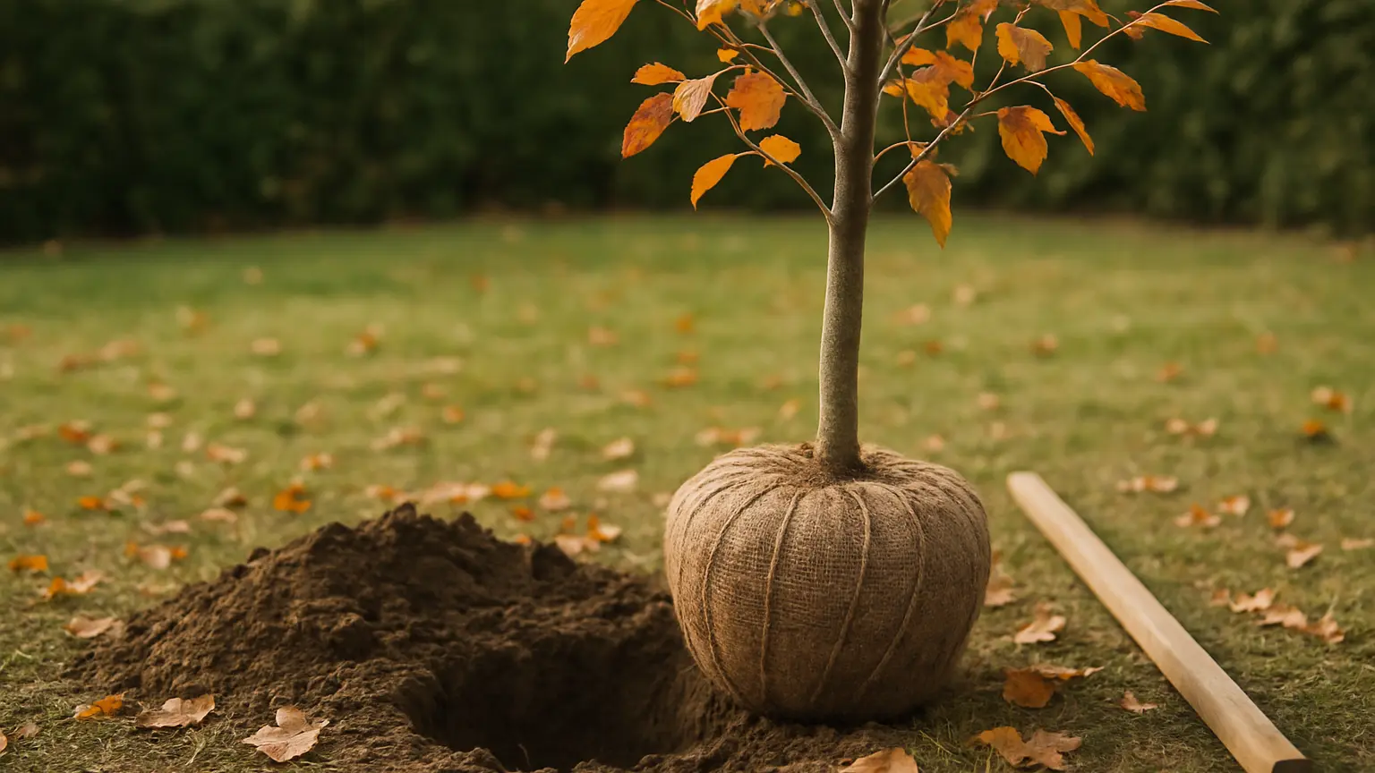 Trapiantare un albero in autunno: ecco quando è il momento giusto